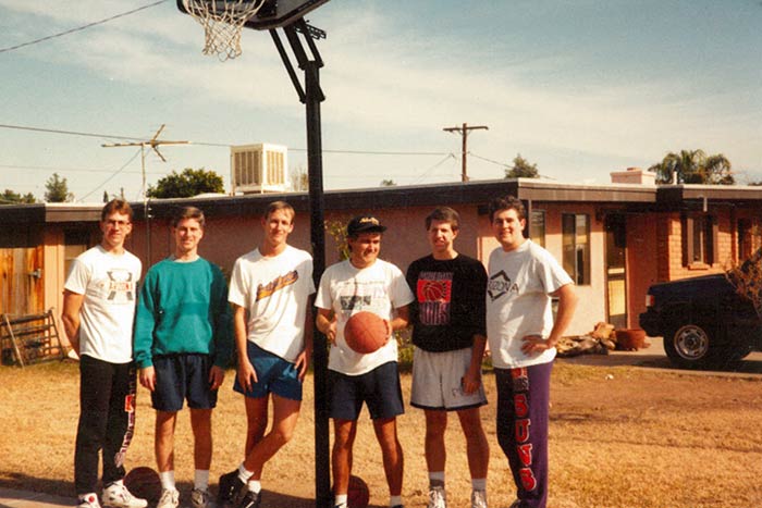 Mayor Greg Stanton basketball