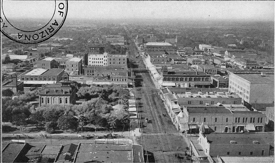 Downtown Phoenix in 1909